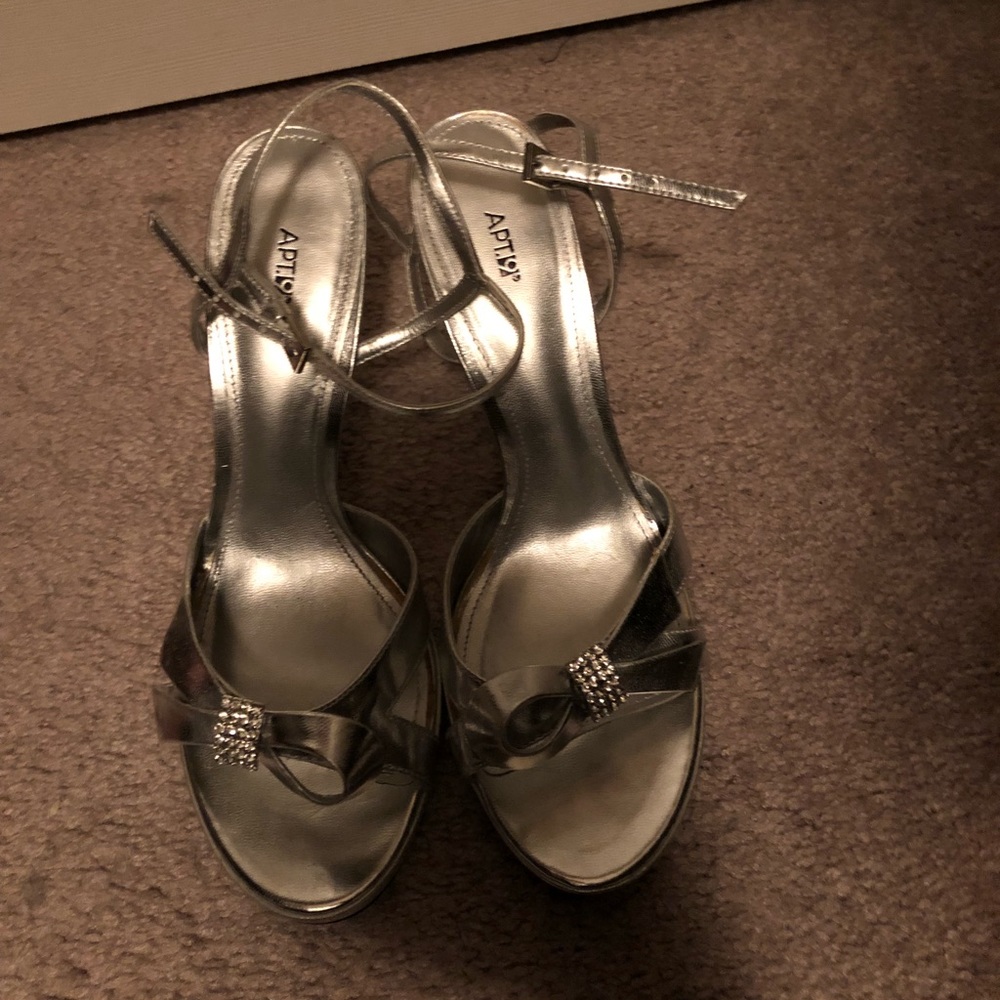 Silver heels